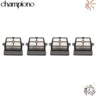 CHAMPIONO 4PCS Vacuum Floor Cleaner Filters, ABS Grey Vacuum Filter Replacement, Easy To Install Reu