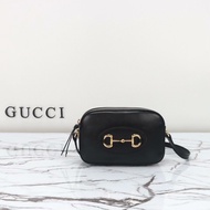 GUCCI 1955 馬銜扣相機包 黑色原廠皮 寬20x高15x深6cm 香港順豐到付/順豐站
