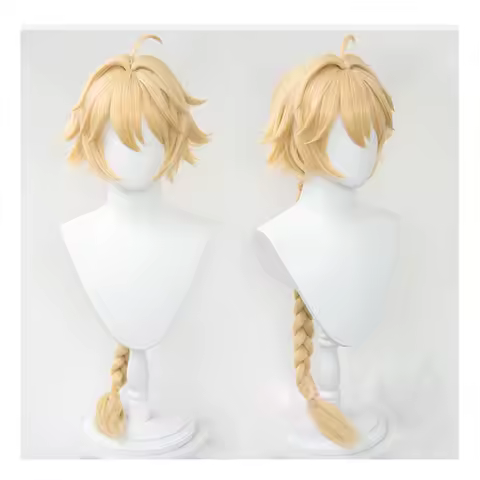 Game Genshin Impact Traveler Aether Cosplay Costumes Halloween Costumes Role Play Wig Anime Party