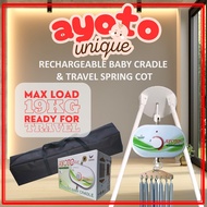 AYOTO Unique Rechargeble Motor Cradle & Travel Baby Spring Cot (Buaian Bayi Mudah Alih | Ayoto | Bat