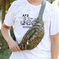 Imported Army Motif Men's Sling Bag Army Waist Bag/ Army Camouflage Acu Camouflage Sling Bagpack YUN