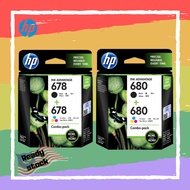 【gg.com_shop】 Local Ready stock HP 678 HP 680 Black/ Tri-Color/ Twin-Pack/ Combo-Pack HP680 HP678 Or
