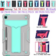 For Samsung Tab S6 lite 2024 2022 2020 SM-P620 P625 P613 P619P610 P615 10.4inch PC+Silicone Shockpro
