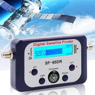 Digital Satellite Finder Satlink Tester Meter TV Signal Receiver Sat Finder with Compass and LCD Display FTA DVB S2