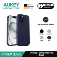 AUKEY iPhone 15 Plus Premium Silicone Case PC-GJ10B with MagSafe