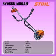 STIHL GERMANY FS3001 25.5cc Straight Shaft Brush Cutter Grass Cutter Mesin Rumput