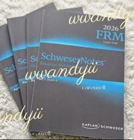 包順豐 2026 FRM Part 1 / 2  Kaplan Schweser Notes