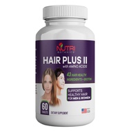 Nutri Botanics Hair Plus II with Amino Acids Stop Hair Loss