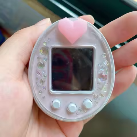 Tamagotchi Uni Electronic Pet Color Ps Silicone Heart Imitation Original Heart Plug