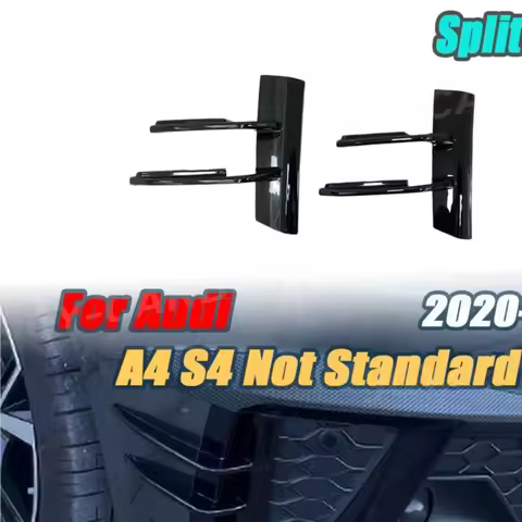 JCYECF For Audi A4 S4 2020-2024 Not Standard 2PCS ABS Car Front Bumper Side Air Vent Outlet Fender C