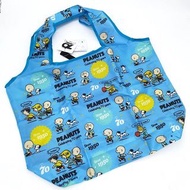 日本 70周年特別限定版 Snoopy Charlie Brown 史努比 大容量 可摺疊 環保袋 手提包 購物袋 （需訂購）