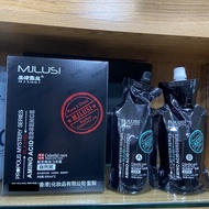 Mizu Lusi Dyed Black Hair Color Cream Baked Ointment Black Oil Non-Stick Scalp Natural Black Dyed Cl