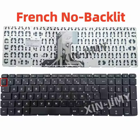 15-AC French Keyboard For HP 17-X 17-Y 17-x114dx 17-x115dx 17-x121dx 15-AY 15-AF 15-AJ 250/255 G4 G5