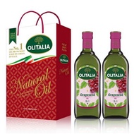【Olitalia奧利塔】葡萄籽油禮盒組(1000mlx 2 瓶)