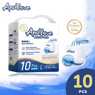 [24 hours delivery] ANDLOVE Adult Diapers S/M/L/XL /XXL(10pcs/1pack) Adult Pull-Up Pants, Leak-Proof