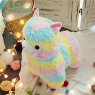 FUZOU Alpaca Plush Doll Doll Gift Puppet Toy Birthday Gift Toy Soft 25cm Kawaii Colorful Alpaca Doll