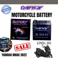 DAYWAY MOTORCYCLE BATTERY FOR  YAMAHA NMAX 2022 | 12N5L-BS BATTERY SIZE | 5L