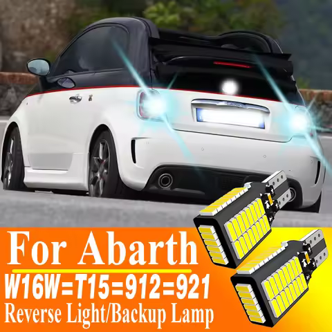 2pcs W16W T15 921 Led Canbus Reverse Light 912 Bulb Backup Lamp W2.1x9.5d For Abarth 500 595 695 500