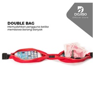 Waist Bag Tas Pinggang Olahraga Pocket Olahraga Running Jogging Lari Tempat Penyimpan Hp Headset Uan