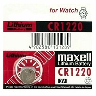 ORIGINAL MAXELL LITHIUM CR1220 3V BATTERY (JAPAN) WATCHES/EQUIPMENT