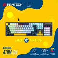 FANTECH MK889 คีย์บอร์ดเกมมิ่ง Mechanical Blue/Red Switch Keyboard Gaming MIZU / AME EDITION  ปรับไฟ