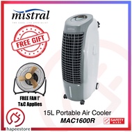 [FREE FAN!] Mistral MAC1600R Portable Evaporative Air Cooler with Ionizer (15L)