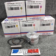 HONDA PISTON KIT SET FIM 77XB SEHER SIZE 57.3 / 52.8 /58.3 / 58.8 / 59.3 PEN 13 FOR VARIO 125HONDA
