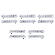 10X Car L+R LED DRL Fog Light For Citroen C1 06-17 Citroen C3 15-19 Auto Driving Lamp Daytime Runnin