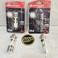 Autovision Auto Vision AC Motorcycle Headlight Bulb (Plug n Play) / DC 12V 7W M5 H2 T19 H6 1 Leg