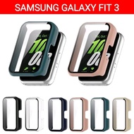 Samsung Galaxy Fit 3 Hard PC Case with Tempered Glass Full Cover Case Samsung Watch Fit3 Watch Case