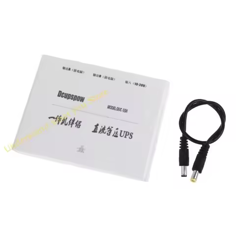 J60A DIY 18650 Battery Power Box with 5.5x2.5mm to 5.5x2.1mm Power Cable 19V 5.5x2.1mm UPS Power Sup