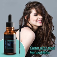 Black Castor Oil for Natural Hair Growth Essential Oil Castor Organic Eyelash Growth Eyebrow Enhance