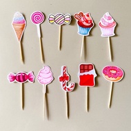 CANDYLAND CUPCAKE TOPPER CANDYLAND CUPCAKE TOPPER CANDYLAND TOPPER DECORATIVE/ CANDYLAND TOPPER