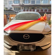 Kereta Pengatin Hiasan ikat tepi Wedding car decoration