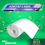 Paper Printer Peripage A6 Full Sticker white 53x3meter Thermal 53x3