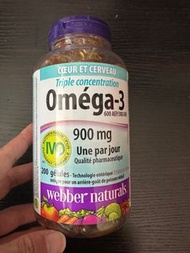 清貨🇨🇦加拿大Webber Naturals 維柏健3倍Omega-3 奧米加3 魚油丸（200 tablets）