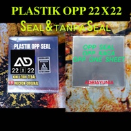 Plastik Opp 22x22 Seal & Tanpa Seal - Plastik Opp 22 x 22 Seal / Opp Kaca / Opp One Sheet ( Lembaran