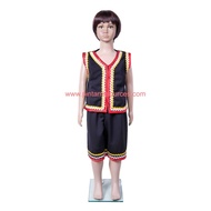 READY STOCK Kids Children Sarawak Iban Bidayuh Traditional Costume Pakaian Borneo Tradisional Kaum B
