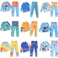 Children Swimsuit/Boys One-Piece Long Sleeve+Trousers/2-Piece Set/Surfing Swimsuit/Boys Swimsuit