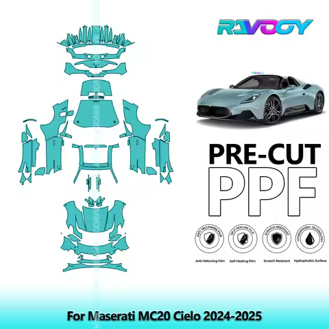 8.5Mil Precut PPF Paint Protection Film Full Vehicle For Maserati MC20 Cielo 2024-2025
