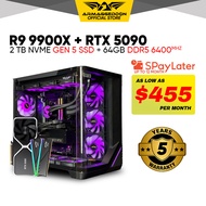 Armaggeddon Ryzen 9 9900X +  RTX 5090 Custom Gaming PC Desktop 2TB SSD 64GB RAM
