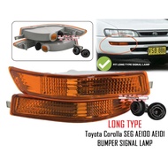 1SET LONG TYPE Toyota Corolla SEG AE100 AE101 EE100 EE101 1992-1994 CRYSTAL AMBER Front Bumper Signa