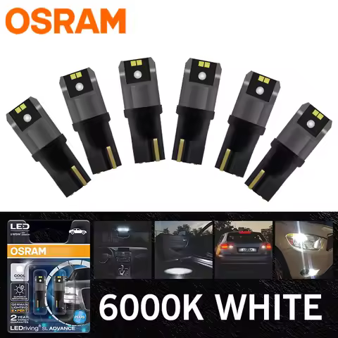 OSRAM LED T10 6000K 12V W5W 194 LEDriving SL Advance 6000K White Car Reading Bulb Door Lamp Interior