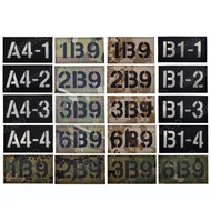 Call Sign Patch Infrared Muiticam CP 1B9/2B9/3B9/6B9 Tactical Military Badges Reflective A4-1,A4-2,A