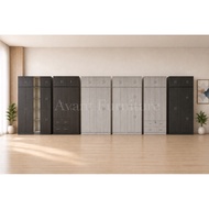 Avant Furniture Kass wood wardrobe opening door 2 colour 3.5/5/6 locker drawer clothes hanging