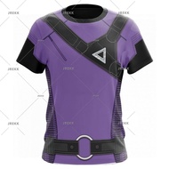 In Stock Hawkeye Kate Bishop Cosplay T-shirt Women Men Summer Short Sleeve Shirt Unsex