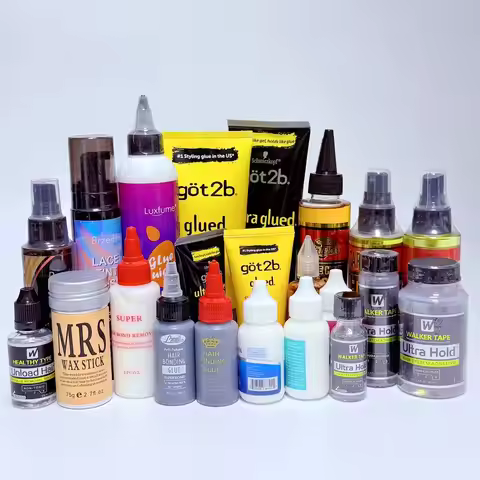 Wig Installation Kit Set Adhesive Bold Glue Remover Wax Stick Walker Tape Ultra Hold Glue Got 2b Glu