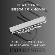304 STAINLESS STRIP Plate 16x40mm X 0.50m
