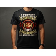 2025 70Th Birthday T Born In 1954 Mens Gifts 70 Years Old Tee Aged Perfectly