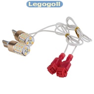 Legogoll Car Motorcycle LED Dual Mode T10 Signal Turn Light/Park Light Amber-white Color New